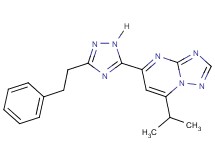 7-isopropyl-5-[3-(2-phenylethyl)-1H-1,2,4-triazol-5-yl][1,2,4]triazolo[1,5-a]pyrimidine