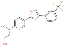 2-[methyl(5-{3-[3-(trifluoromethyl)phenyl]-1,2,4-oxadiazol-5-yl}-2-pyridinyl)amino]ethanol