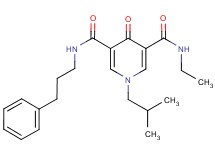N-ethyl-1-isobutyl-4-oxo-N'-(3-phenylpropyl)-1,4-dihydro-3,5-pyridinedicarboxamide