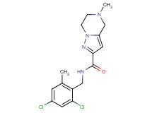 N-(2,4-dichloro-6-methylbenzyl)-5-methyl-4,5,6,7-tetrahydropyrazolo[1,5-a]pyrazine-2-carboxamide