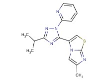 3-(3-isopropyl-1-pyridin-2-yl-1H-1,2,4-triazol-5-yl)-6-methylimidazo[2,1-b][1,3]thiazole