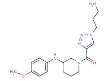 1-{[1-(3-aminopropyl)-1H-1,2,3-triazol-4-yl]carbonyl}-N-(4-methoxyphenyl)-3-piperidinamine dihydrochloride