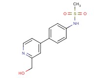 N-{4-[2-(hydroxymethyl)pyridin-4-yl]phenyl}methanesulfonamide
