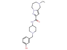 N-[1-(3-hydroxybenzyl)piperidin-4-yl]-5-methyl-5,6,7,8-tetrahydro-4H-pyrazolo[1,5-a][1,4]diazepine-2-carboxamide