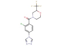 4-[2-chloro-4-(4H-1,2,4-triazol-4-yl)benzoyl]-2-(trifluoromethyl)morpholine