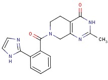7-[2-(1H-imidazol-2-yl)benzoyl]-2-methyl-5,6,7,8-tetrahydropyrido[3,4-d]pyrimidin-4(3H)-one