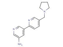 5-(pyrrolidin-1-ylmethyl)-2,3'-bipyridin-5'-amine