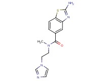 2-amino-N-[2-(1H-imidazol-1-yl)ethyl]-N-methyl-1,3-benzothiazole-5-carboxamide