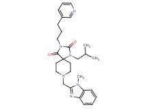 1-isobutyl-8-[(1-methyl-1H-benzimidazol-2-yl)methyl]-3-[3-(3-pyridinyl)propyl]-1,3,8-triazaspiro[4.5]decane-2,4-dione