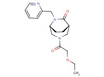 (1S*,5R*)-3-(ethoxyacetyl)-6-(2-pyridinylmethyl)-3,6-diazabicyclo[3.2.2]nonan-7-one
