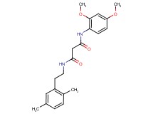 N-(2,4-dimethoxyphenyl)-N'-[2-(2,5-dimethylphenyl)ethyl]malonamide