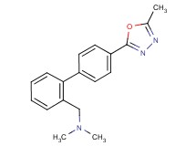 N,N-dimethyl-1-[4'-(5-methyl-1,3,4-oxadiazol-2-yl)biphenyl-2-yl]methanamine