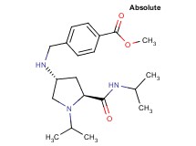methyl 4-[({(3R,5S)-1-isopropyl-5-[(isopropylamino)carbonyl]-3-pyrrolidinyl}amino)methyl]benzoate