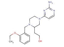 2-[4-(2-amino-4-pyrimidinyl)-1-(2-ethoxybenzyl)-2-piperazinyl]ethanol