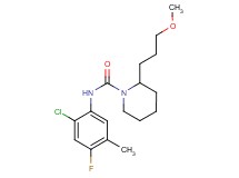 N-(2-chloro-4-fluoro-5-methylphenyl)-2-(3-methoxypropyl)piperidine-1-carboxamide