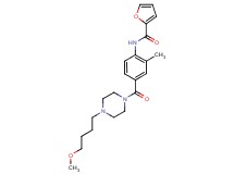 N-(4-{[4-(4-methoxybutyl)piperazin-1-yl]carbonyl}-2-methylphenyl)-2-furamide