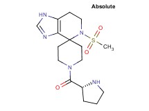 5-(methylsulfonyl)-1'-D-prolyl-1,5,6,7-tetrahydrospiro[imidazo[4,5-c]pyridine-4,4'-piperidine] dihydrochloride