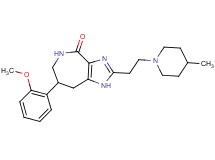 7-(2-methoxyphenyl)-2-[2-(4-methylpiperidin-1-yl)ethyl]-5,6,7,8-tetrahydroimidazo[4,5-c]azepin-4(1H)-one
