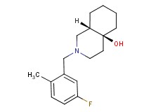 (4aS*,8aS*)-2-(5-fluoro-2-methylbenzyl)octahydroisoquinolin-4a(2H)-ol