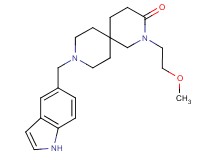 9-(1H-indol-5-ylmethyl)-2-(2-methoxyethyl)-2,9-diazaspiro[5.5]undecan-3-one