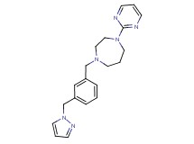 1-[3-(1H-pyrazol-1-ylmethyl)benzyl]-4-pyrimidin-2-yl-1,4-diazepane