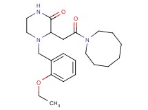 3-[2-(1-azocanyl)-2-oxoethyl]-4-(2-ethoxybenzyl)-2-piperazinone