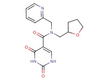2,4-dioxo-N-(pyridin-2-ylmethyl)-N-(tetrahydrofuran-2-ylmethyl)-1,2,3,4-tetrahydropyrimidine-5-carboxamide