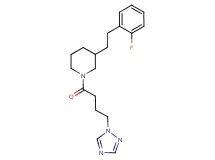 3-[2-(2-fluorophenyl)ethyl]-1-[4-(1H-1,2,4-triazol-1-yl)butanoyl]piperidine