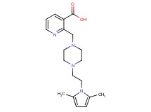 2-({4-[2-(2,5-dimethyl-1H-pyrrol-1-yl)ethyl]piperazin-1-yl}methyl)nicotinic acid
