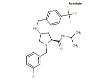 (4R)-1-(3-chlorobenzyl)-N-isopropyl-4-{[4-(trifluoromethyl)benzyl]amino}-L-prolinamide
