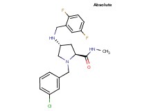 (4R)-1-(3-chlorobenzyl)-4-[(2,5-difluorobenzyl)amino]-N-methyl-L-prolinamide