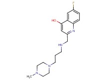 6-fluoro-2-({[3-(4-methylpiperazin-1-yl)propyl]amino}methyl)quinolin-4-ol