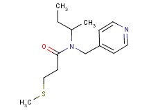 N-(sec-butyl)-3-(methylthio)-N-(pyridin-4-ylmethyl)propanamide