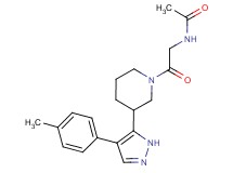 N-(2-{3-[4-(4-methylphenyl)-1H-pyrazol-5-yl]piperidin-1-yl}-2-oxoethyl)acetamide