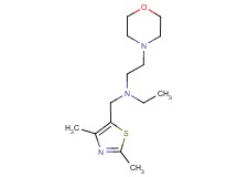 N-[(2,4-dimethyl-1,3-thiazol-5-yl)methyl]-N-ethyl-2-morpholin-4-ylethanamine