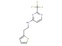 N-[2-(2-thienyl)ethyl]-2-(trifluoromethyl)pyrimidin-4-amine