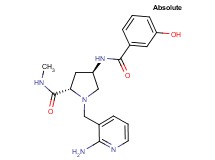 (4R)-1-[(2-aminopyridin-3-yl)methyl]-4-[(3-hydroxybenzoyl)amino]-N-methyl-L-prolinamide