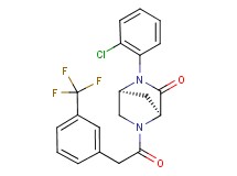 (1S*,4S*)-2-(2-chlorophenyl)-5-{[3-(trifluoromethyl)phenyl]acetyl}-2,5-diazabicyclo[2.2.1]heptan-3-one
