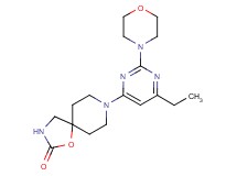 8-(6-ethyl-2-morpholin-4-ylpyrimidin-4-yl)-1-oxa-3,8-diazaspiro[4.5]decan-2-one