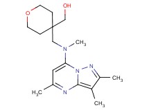 (4-{[methyl(2,3,5-trimethylpyrazolo[1,5-a]pyrimidin-7-yl)amino]methyl}tetrahydro-2H-pyran-4-yl)methanol