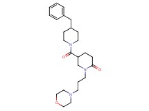 5-[(4-benzyl-1-piperidinyl)carbonyl]-1-[3-(4-morpholinyl)propyl]-2-piperidinone