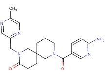 8-[(6-aminopyridin-3-yl)carbonyl]-2-[(5-methylpyrazin-2-yl)methyl]-2,8-diazaspiro[5.5]undecan-3-one