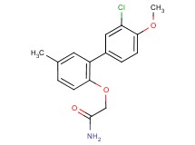 2-[(3'-chloro-4'-methoxy-5-methylbiphenyl-2-yl)oxy]acetamide