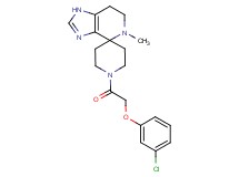 1'-[(3-chlorophenoxy)acetyl]-5-methyl-1,5,6,7-tetrahydrospiro[imidazo[4,5-c]pyridine-4,4'-piperidine]