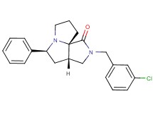 (3aS*,5S*,9aS*)-2-(3-chlorobenzyl)-5-phenylhexahydro-7H-pyrrolo[3,4-g]pyrrolizin-1(2H)-one