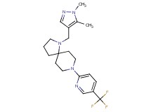 1-[(1,5-dimethyl-1H-pyrazol-4-yl)methyl]-8-[5-(trifluoromethyl)-2-pyridinyl]-1,8-diazaspiro[4.5]decane
