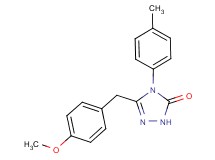 5-(4-methoxybenzyl)-4-(4-methylphenyl)-2,4-dihydro-3H-1,2,4-triazol-3-one
