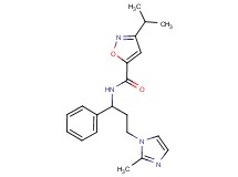 3-isopropyl-N-[3-(2-methyl-1H-imidazol-1-yl)-1-phenylpropyl]-5-isoxazolecarboxamide