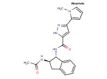 N-[(1R,2R)-2-(acetylamino)-2,3-dihydro-1H-inden-1-yl]-3-(1-methyl-1H-pyrrol-2-yl)-1H-pyrazole-5-carboxamide