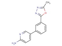 5-[3-(5-methyl-1,3,4-oxadiazol-2-yl)phenyl]pyridin-2-amine